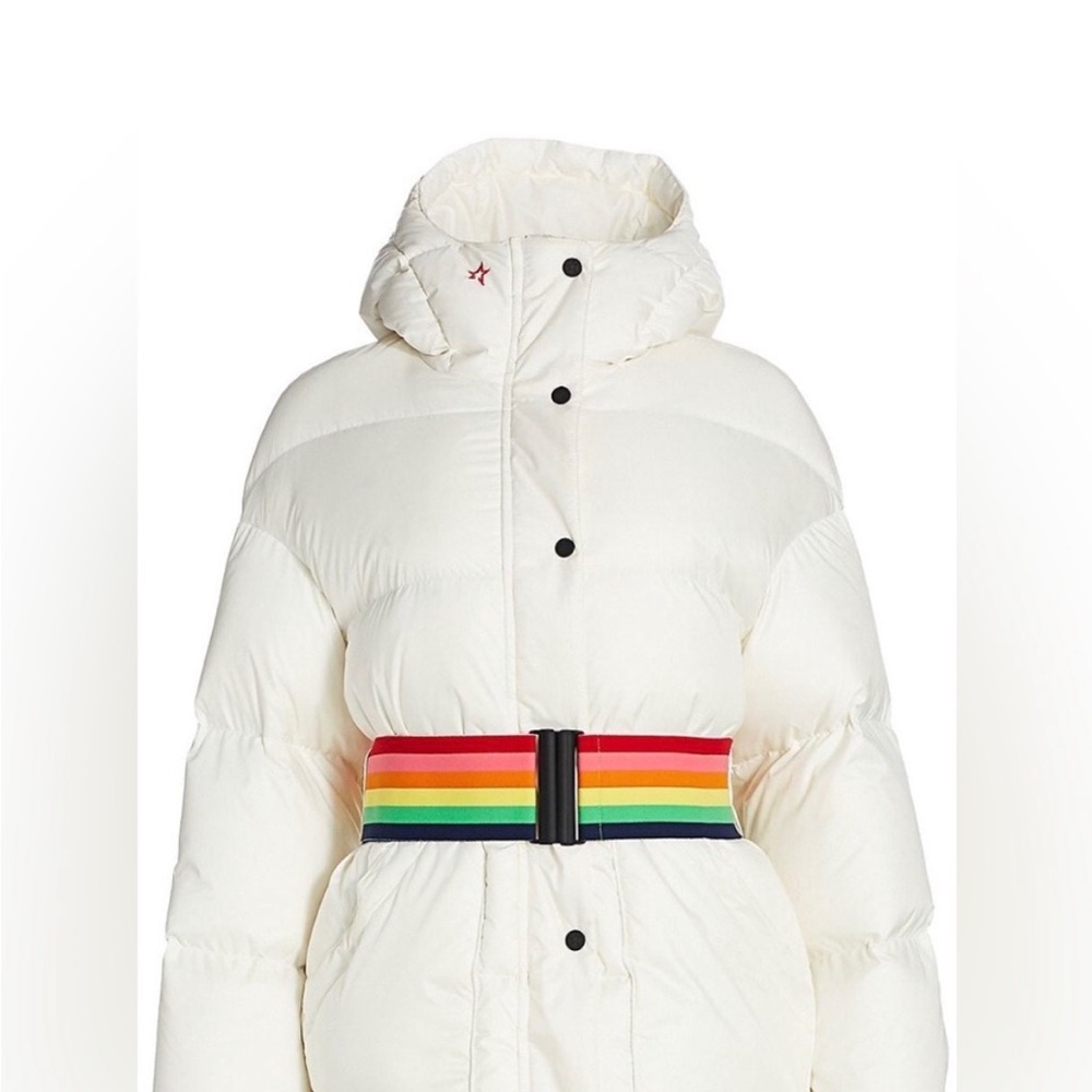 Perfect Moment oversized Parka II. NWT. SZ L rainbow belt